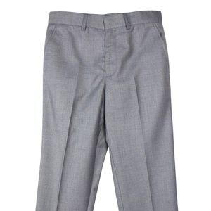 Ensemble uniforme scolaire personnalisé pour garçons : chemise bleu clair, pantalon gris formel et cravate classique pour l'école - Product Image 6