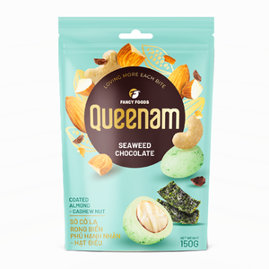 Chocolate Dragee de Alta Calidad al por Mayor de Fábrica OEM/ODM, 150G, Chocolate con Algas Marinas, Almendras y Anacardos Recubiertos de Chocolate, Snack HALAL, Venta Caliente - Product Image 1