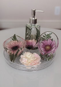 Ensemble de salle de bain en résine de luxe, fait main, design moderne, produit ménager, ensemble de salle de bain élégant, fabriqué en Inde - Product Image 5