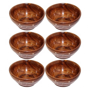 Servir Bawls Acacia Mango Bois Top Qualité Personnalisé Écologique À La Main Récipient Alimentaire Nouvelles Décorations En Bois Modernes - Product Image 5