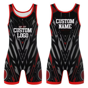Vente en gros de maillots de lutte, t-shirts et uniformes d'arts martiaux personnalisés avec impression numérique intégrale et motifs sportifs - Product Image 6