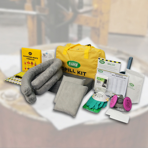 45L Eco-Friendly 100% Polypropylene Universal Spill Control Kit with Travel <b>Bag</b> for Oil Water & Chemical Absorbent (4kg) - Product Image 1