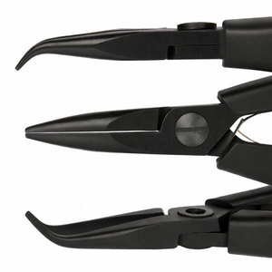 Offres d'entrepôt : Pince à bec courbé en acier inoxydable 130 mm, outil de précision pour la fabrication de bijoux, personnalisable ZETOMED PRO DIY - Product Image 6