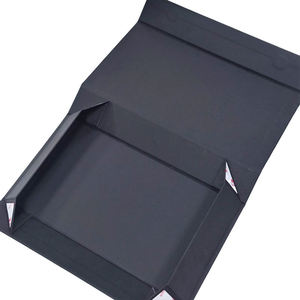 Luxury Foldable <b>Black</b> Shoe <b>Box</b> with Magnetic Flap Closure Packaging - Product Image 4