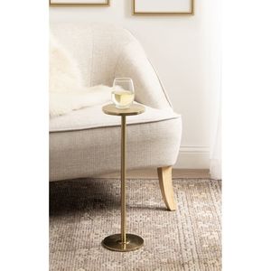 Mesa Compacta de Aluminio para Bebidas, para Sala de Estar de Apartamento, con Acabado Metálico Moderno y Diseño que Ahorra Espacio - Product Image 6