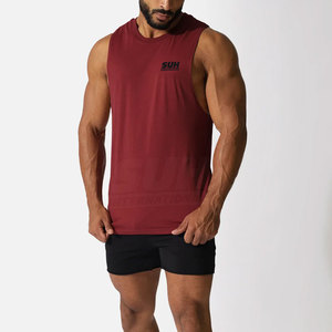 Fitness Clothing Pakistan Made Knitted 100% Cotton Breathable Gym <b>Singlet</b> Factory Direct Sale Plus Size Summer Wear <b>Men</b> <b>for</b> - Product Image 2