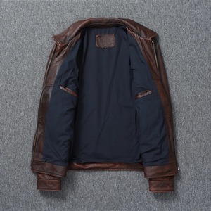 Chaqueta de Motocicleta de Cuero Genuino para Hombre, Personalizada, de Alta Calidad, ODM OEM, PU Ecológica, Impermeable, Transpirable y Resistente al Viento - Product Image 4