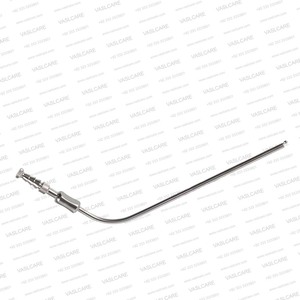 Tubo de Succión Quirúrgica Adson de 6 Pulgadas, Cánula de Succión ENT de Acero Inoxidable de 2 mm de Diámetro, Aspirador Médico Angulado Vaslcare - Product Image 2