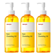 Olio detergente puro alle erbe For Manyo Factory Discount, confezione da 3 x 400ml - Product Image 1