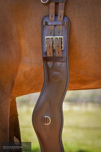 สายรัดเอวสำหรับม้า Annabelle Equestrian ทำจากหนังคุณภาพพรีเมียม ออกแบบตามหลักกายวิภาค เหมาะสำหรับการขี่ม้าเดรสสาจและการกระโดดข้ามเครื่องกีดขวาง สามารถสั่งทำได้ - Product Image 2
