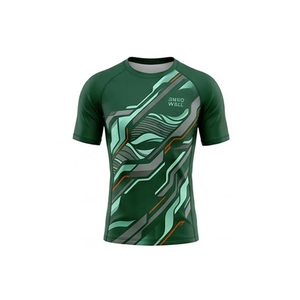 Rashguard léger à manches courtes pour tout-petits, résistant au chlore, pour enfants, idéal pour la plage et les activités de plein air, fabrication OEM. - Product Image 1