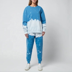 Unisex Heavy <b>Weight</b> Acid Wash Sweatshirt 100% Cotton Custom Long Sleeve Autumn Sweatshirts <b>for</b> <b>Women</b> Knitted Fabric - Product Image 2