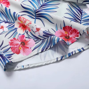 Chemise hawaïenne florale pour homme, été, plage, vacances tropicales, manches courtes, chemise de créateur pour homme - Product Image 3