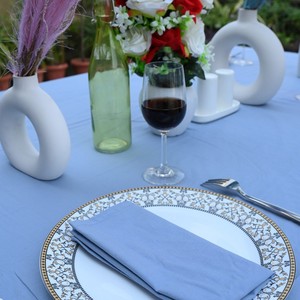 Wholesale Premium Custom White Party Wedding Tablecloth <b>Table</b> <b>Cloths</b> for Events cotton <b>linen</b> Waterproof eco-friendly tablecloth - Product Image 2