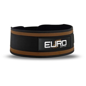 Ceinture de musculation Euro Skt Co, 5 pouces de large, mousse EVA respirante, antidérapante, boucle réglable, noir, marron, unisexe - Product Image 2