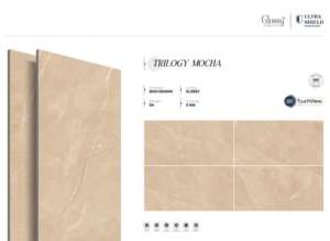 Azulejos de porcelana modernos de diseño premium con acabado brillante, en formatos grandes de 800x1600, 1200x1800 y 750x1500 mm para interiores. - Product Image 5