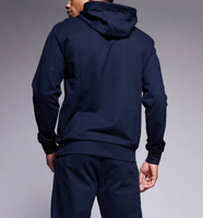 Ensemble de survêtements streetwear personnalisés brodés, pantalon de jogging à carreaux décontracté à jambe large et sweat à capuche zippé unisexe