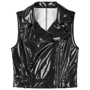 Chaleco de Motociclista Premium para Mujer, de Cuero Genuino, Impermeable, Ecológico, Resistente al Viento, con Detalles de Encaje, Color Personalizado, Ropa Exterior de Algodón para Moto - Product Image 6