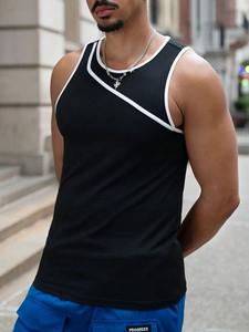Camisetas de Gimnasio de Verano para Hombre con Logotipo Personalizado, Tejido Elástico Transpirable de Nailon y Spandex, Estilo Deportivo para Chicos - Product Image 6