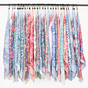 Foulard carré unisexe en coton multicolore style bohème, bandana multi-usage, bracelet, accessoire pour cheveux, doux pour la peau, idéal pour sac - Product Image 5