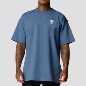 Camisetas Oversize de Moda Urbana para Hombre, Cómodas, de Corte Holgado, Transpirables, Estilo Gimnasio y Entrenamiento - Product Image 1