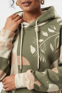 Survêtement à capuche pour femme, sublimation, coupe décontractée, épaules tombantes, hiver, poids lourd 430 GSM, style ample - Product Image 4