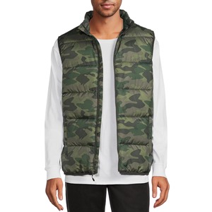 Chaleco Acolchado Sin Mangas para Hombre, Nuevo Estilo Invernal, Diseño Personalizado, Multicolor, Algodón/Nailon Regular, Impermeable, Cortavientos, Transpirable - Product Image 1