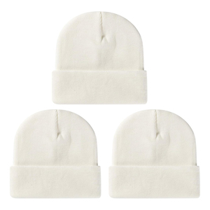 Gorro de Punto Personalizado Unisex de Color Sólido, 100% Acrílico, Gorro de Invierno de Estilo Casual para Adultos, 56-58CM, Gorro de Punto ODM OEM - Product Image 5