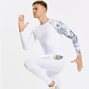 Conjunto de Ropa Deportiva de Compresión para Hombre, Traje Deportivo de Compresión, Ropa de Entrenamiento de Manga Larga - Product Image 3