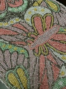 Embroidered Floral Table <b>Runner</b> Bohemian Butterfly Pink Yellow Pattern <b>Washable</b> Home Decor - Product Image 5