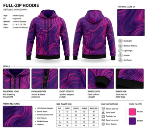 Personalized Sublimation <b>Hoodie</b> Long Sleeve Pullover with Custom <b>Name</b> Logo and Team Design - Product Image 3