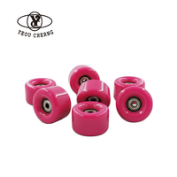 Roues de haute qualité pour patins à roulettes, colorées, 64, 68, 76 mm, rebond de 90 %, offre directe d'usine.