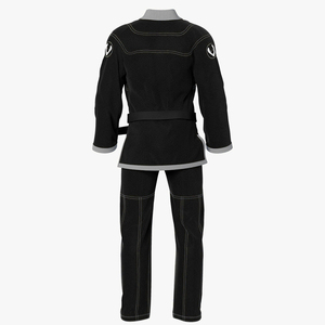 Venomous Fight Gear BJJ Kimono Black Gray <b>Stitched</b> Unisex Regular Fit Durable 100% Cotton Lightweight High Martial Arts - Product Image 3