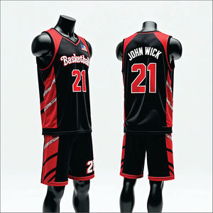 Conjunto de Pantalones Cortos Deportivos Unisex de Alta Calidad, Secado Rápido, Transpirables, 100% Poliéster, Personalizados con Sublimación para Baloncesto - Product Image 4