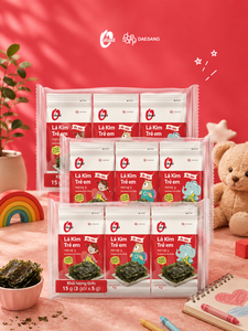 Korean Roasted <b>Seaweed</b> <b>Snack</b> for Kids 5g × 3 Bundles Wholesale O'food | Low Sodium | Seasoned Laver | Ready To Eat Food - Product Image 6