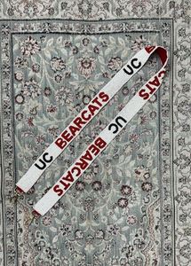 Premium Handmade Cotton Beaded Button <b>College</b> Gameday Shoulder Strap Custom Embroidered <b>Bag</b> Strap Gold Metal Hardware Durable - Product Image 3