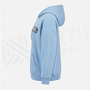 <b>Drop</b>-shoulder Women's Customized Color Winter High Quality Cotton Heavyweight Sweatshirts Front Logo Essentials Pullover - Product Image 3