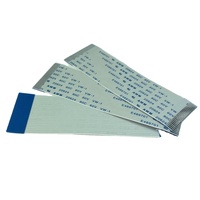 Personnalisé 20624 FFC 24 broches 1.0mm pas 80 mm faisceau de câbles assemblage côté inverse