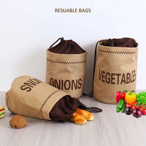 Custom Design Jute Bread <b>Bag</b> Food Grade Storage <b>Bag</b> for Bakery and Home Use - Product Image 5
