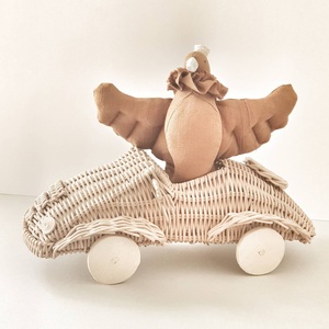 Rattan baby toy <b>car</b> cutest woven convertible <b>cars</b> children vehicle toys direct supply from factory - Product Image 4