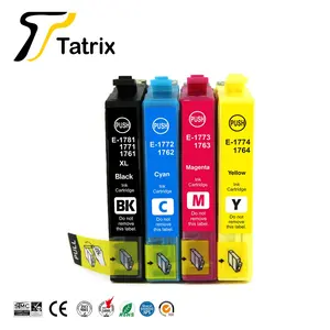 Tatrix T1771 T1772 T1773 T1774 17XL Color Compatible Printer Ink Cartridge for Epson Expression Home XP-202