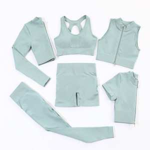 Ropa de Yoga, Fabricante OEM, Ropa Deportiva Elástica para Práctica de Yoga, Entrenamiento en Gimnasio y Uso de Marca Privada - Product Image 4