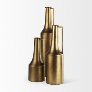 Handmade Decorative Metal Flower Vase For Contemporary Living Room And Dining Table Floral Arrangement - Product Image 3