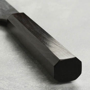 Cuchillo para cortar y rebanar con diseño de cobre damasco y elegante mango negro, herramienta de cocina profesional para carne y verduras - Product Image 2