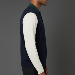 Camiseta Personalizada para Hombre, 100% Algodón, con Cierre de Cremallera de un Cuarto, Tejido Sólido, Manga Corta, Logotipo Personalizado, Secado Rápido, Estilo Urbano, Hip Hop - Product Image 4