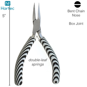 Trendy Different Stripe Handle Bent Nose Jewelry Pliers Precision Angled <b>Wire</b> Bending Shaping Tool Hand Tools for DIY <b>Crafting</b> - Product Image 4