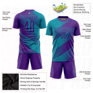 Personnaliser un maillot de football, concevoir votre propre uniforme de football, vêtements de sport de football, maillot de football respirant en spandex, kit de football personnalisé - Product Image 3