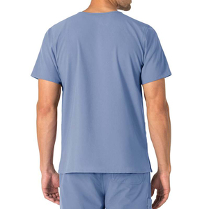 Ensemble de blouses médicales extensibles 4 directions pour hommes, en polyester et élasthanne, uniforme d'infirmière et dentiste, logo personnalisé, fournisseur OEM de blouses d'hôpital - Product Image 2
