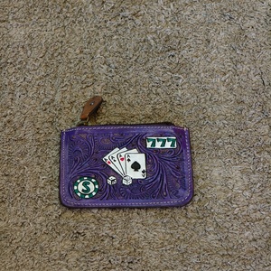 2026 Wholesale New Arrival Venus LeathersWere Women's Floral Decorated Hand <b>Tooling</b> Genuine <b>Leather</b> RFID Blocking Wallet - Product Image 1