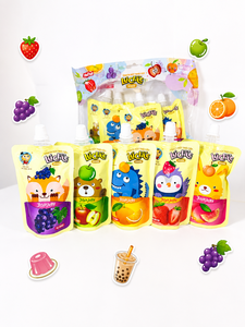 Fruit Jelly Candy Sachet <b>Kids</b> Snack Multi Flavor Soft Jelly Candy Resealable Cap Portable On-the-Go Custom Logo OEM ODM - Product Image 2